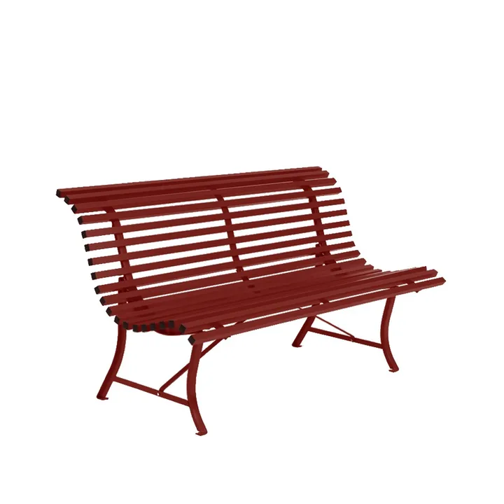 Louisiane bänk 150 cm - Chili (röd) - Fermob