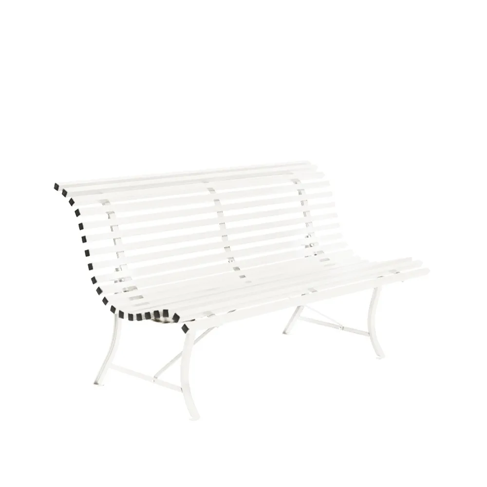 Louisiane bänk 150 cm, Cotton white (vit) Fermob