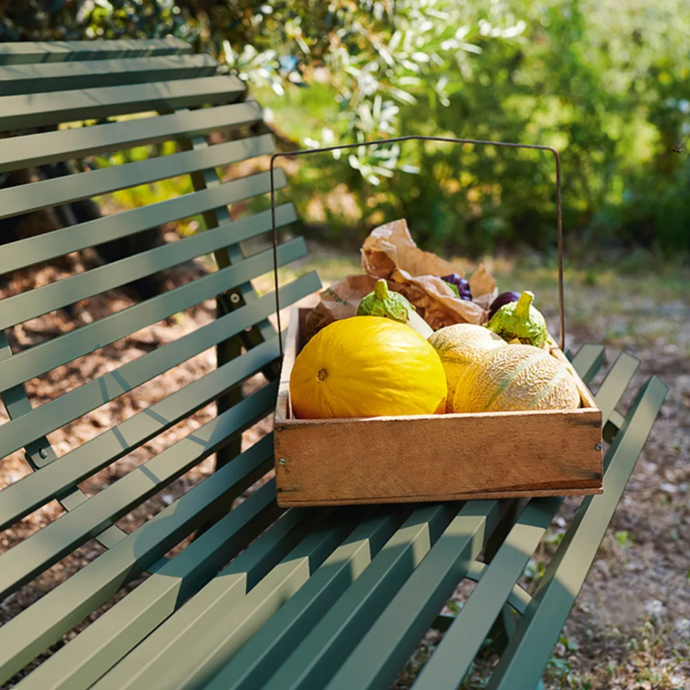 Louisiane bänk 150 cm, Willow green (grön) Fermob