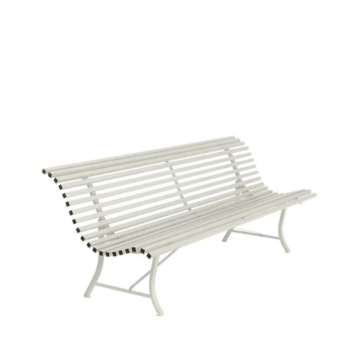 Louisiane bänk 200 cm - Clay grey (grå) - Fermob