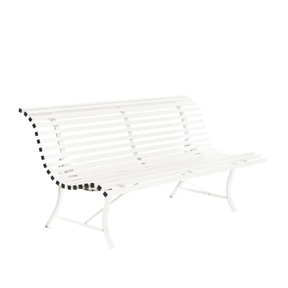 Louisiane bänk 200 cm, Cotton white (vit) Fermob