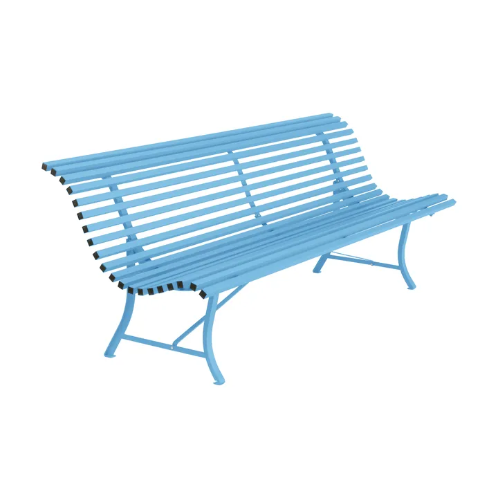 Louisiane bänk 200 cm - Maya blue (blå) - Fermob