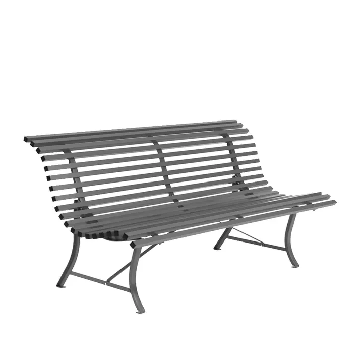 Louisiane bänk 200 cm - Storm grey (grå) - Fermob