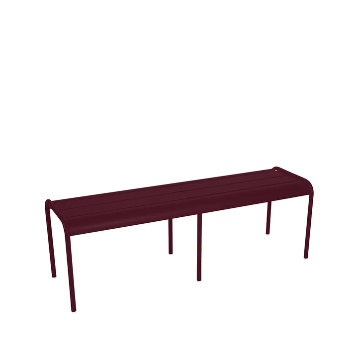 Luxembourg bänk - Black cherry (vinröd) - Fermob