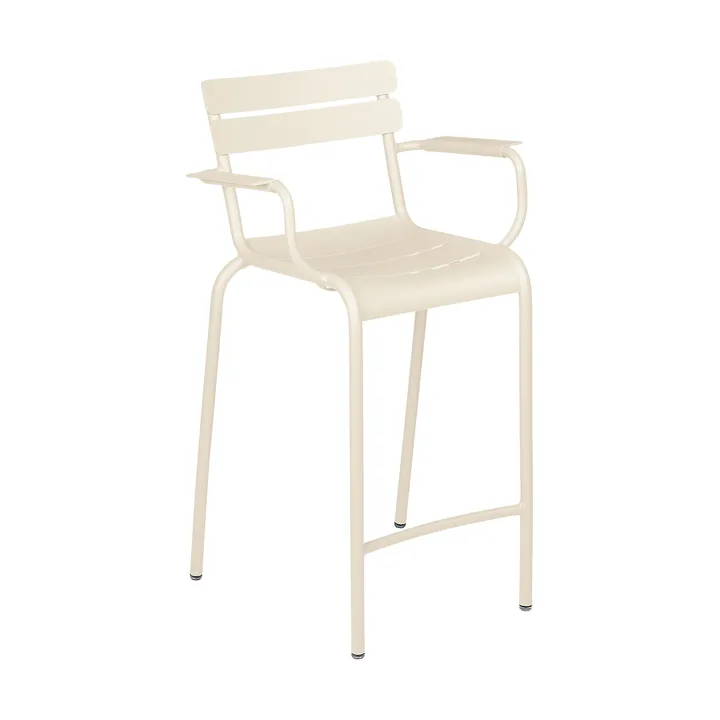 Luxembourg barstol med armstöd - Latte beige (beige) - Fermob