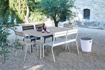 Luxembourg bord 143x80 cm - Cotton white (vit) - Fermob