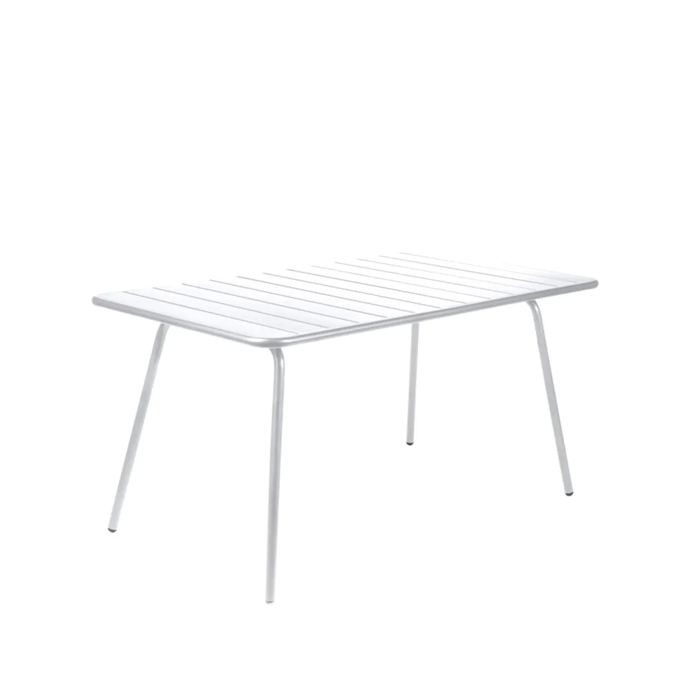 Luxembourg bord 143x80 cm, Cotton white (vit) Fermob