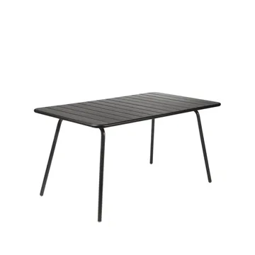 Luxembourg bord 143x80 cm - Liquorice (svart) - Fermob