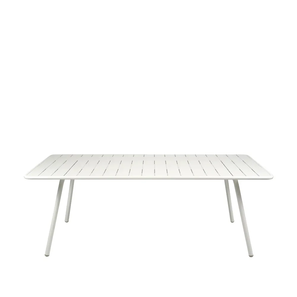 Luxembourg bord 207x100 cm, Cotton white (vit) Fermob