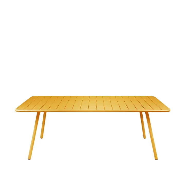 Luxembourg bord 207x100 cm - Honey (gul) - Fermob
