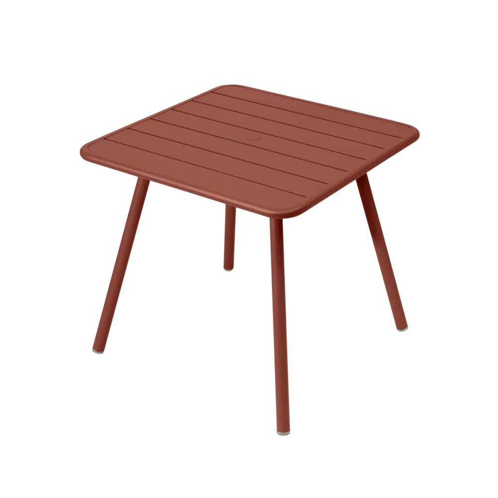 Luxembourg bord 80x80 cm, Red ochre (röd) Fermob
