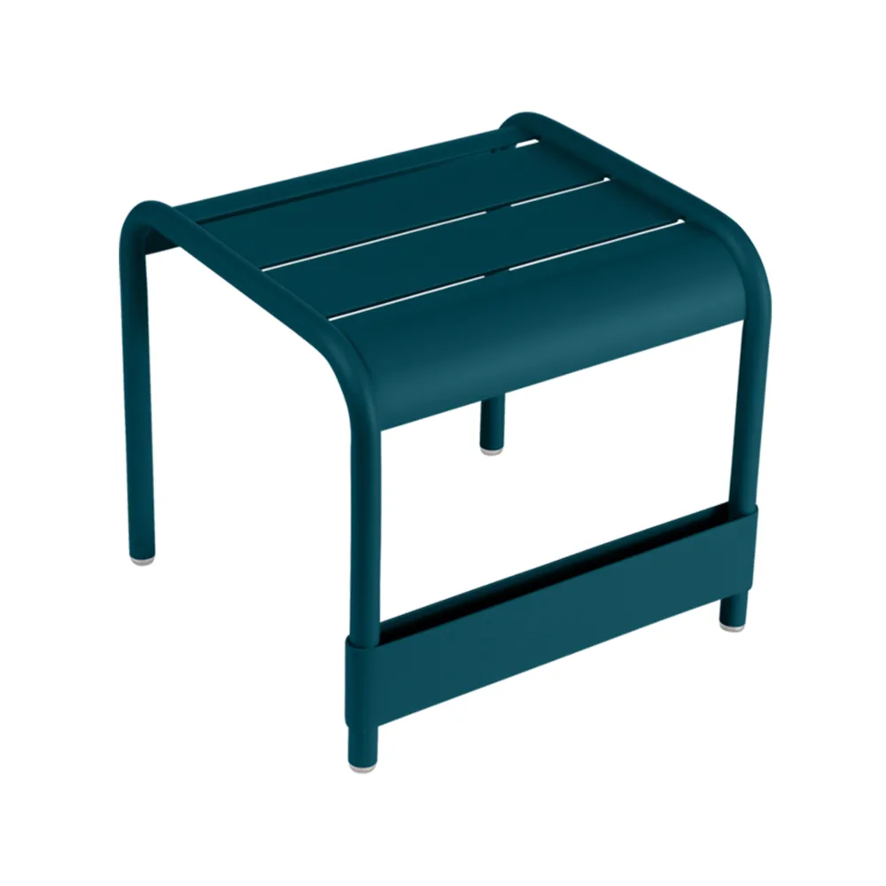 Luxembourg bord/fotpall, Acapulco blue (blå), small Fermob
