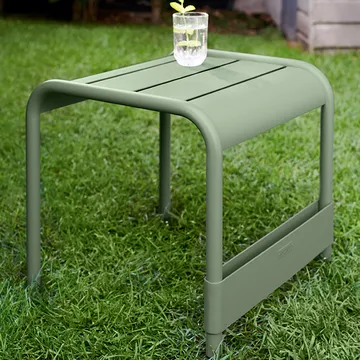 Luxembourg bord/fotpall - Anthracite (grå), small - Fermob