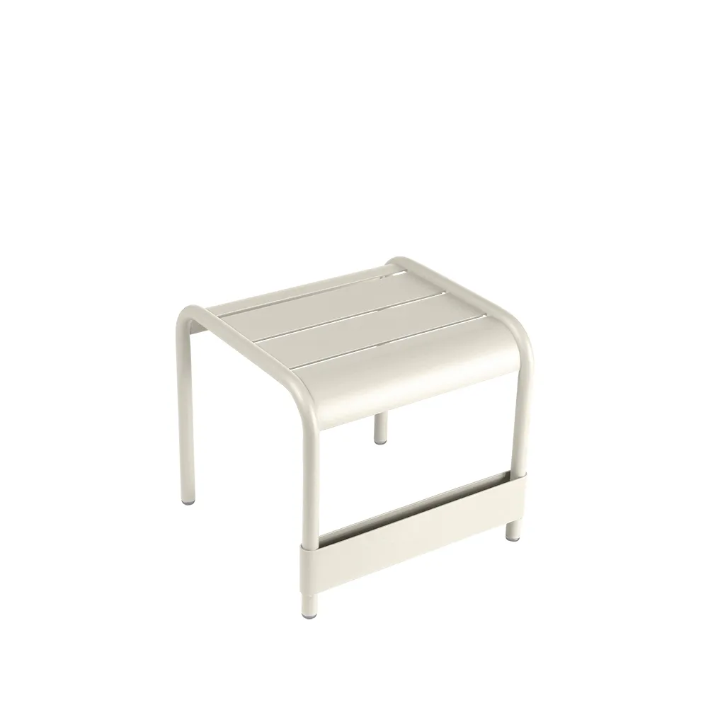 Luxembourg bord/fotpall, Clay grey (grå), small Fermob