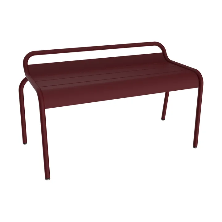 Luxembourg compact bänk - Black cherry (vinröd) - Fermob
