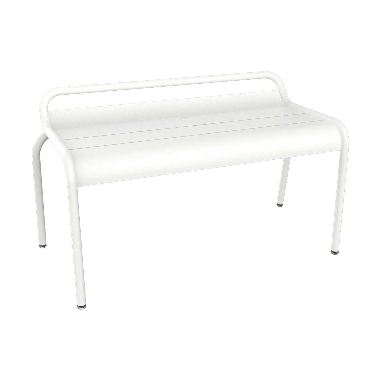 Luxembourg compact bänk, Cotton white (vit) Fermob