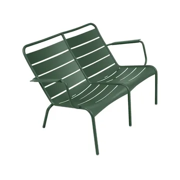 Luxembourg Duo karmstol låg - Cedar green (grön) - Fermob