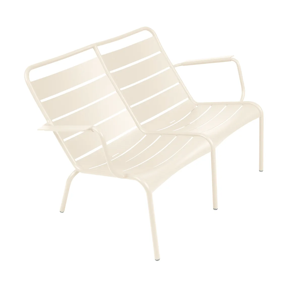 Luxembourg karmstol duo låg, Latte beige (beige) Fermob