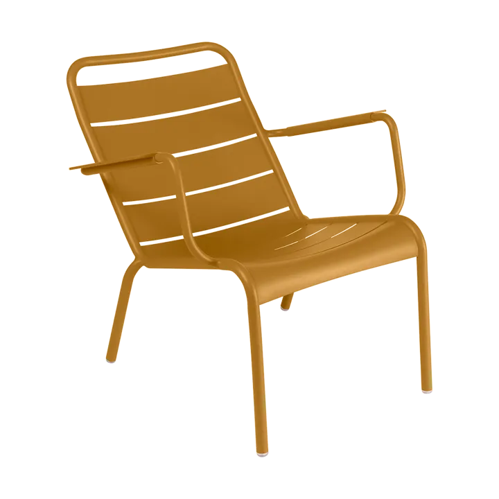 Luxembourg karmstol låg - Gingerbread (brun) - Fermob