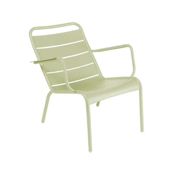Luxembourg karmstol låg - Willow green (grön) - Fermob