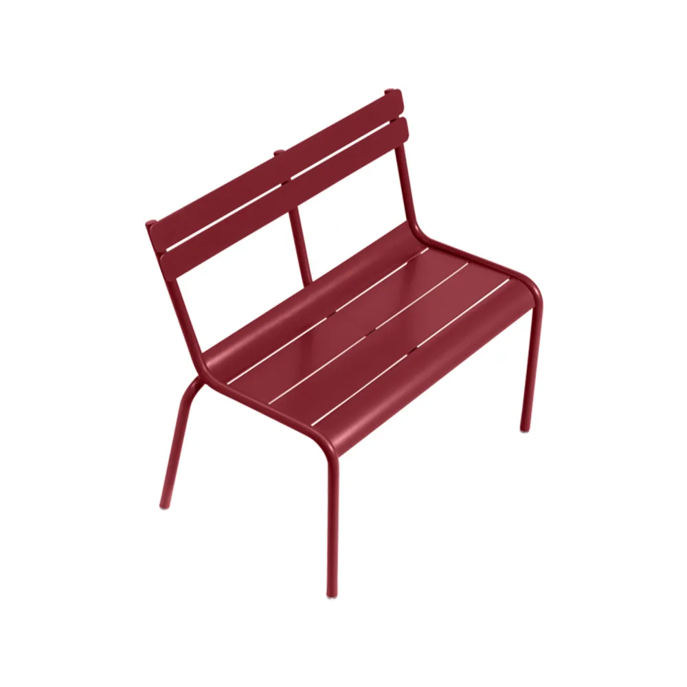 Luxembourg Kid Bench, Chili (röd) Fermob