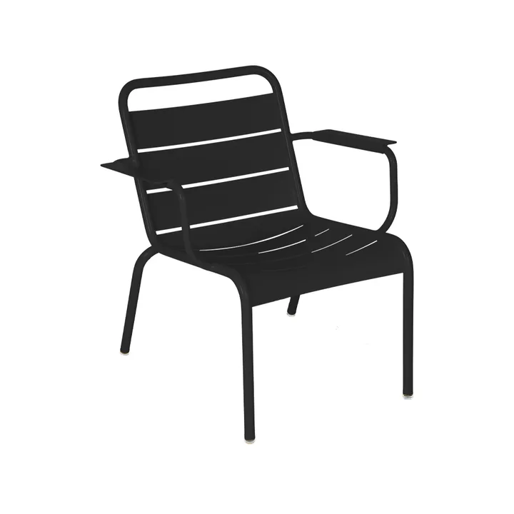 Luxembourg loungefåtölj - Liquorice (svart) - Fermob