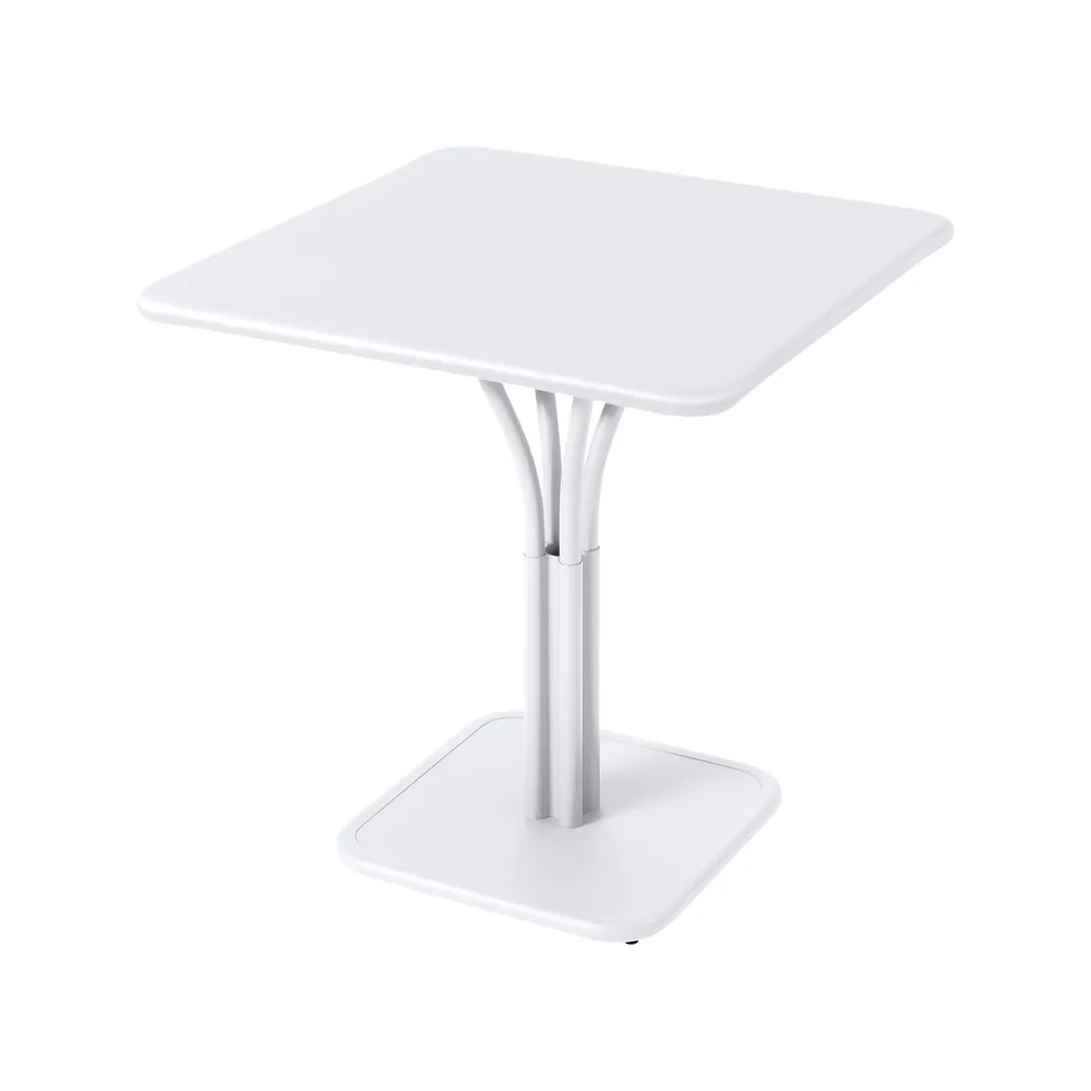 Luxembourg Pedestal bord 71x71 cm, Cotton white (vit) Fermob