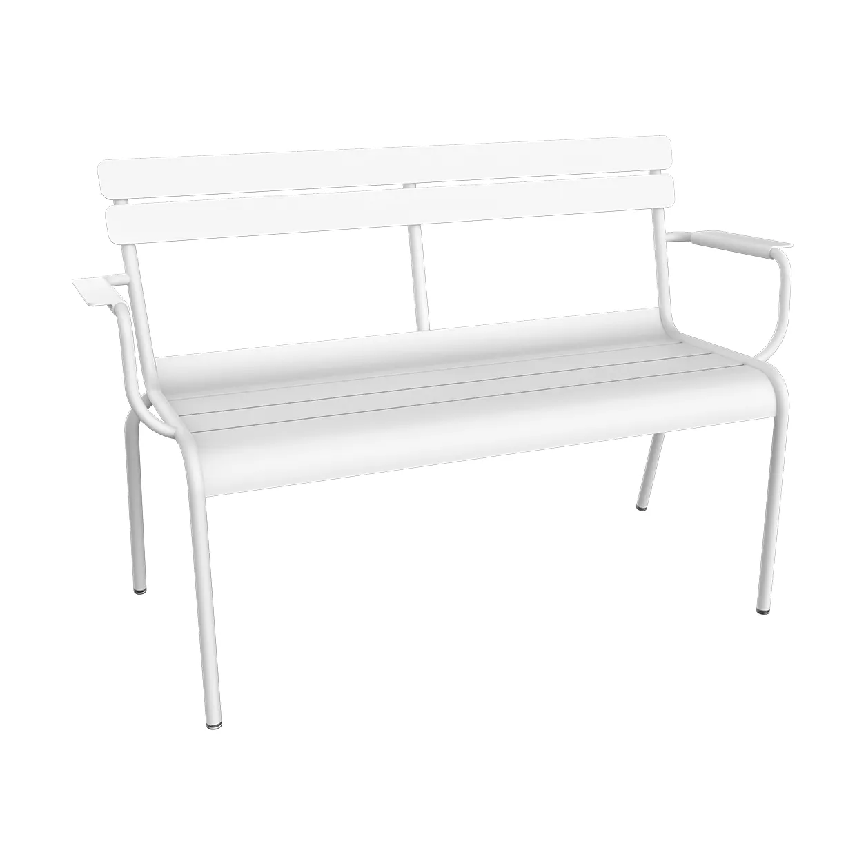 Luxembourg soffa med armstöd 131x55,5x86 cm, Cotton white (vit) Fermob