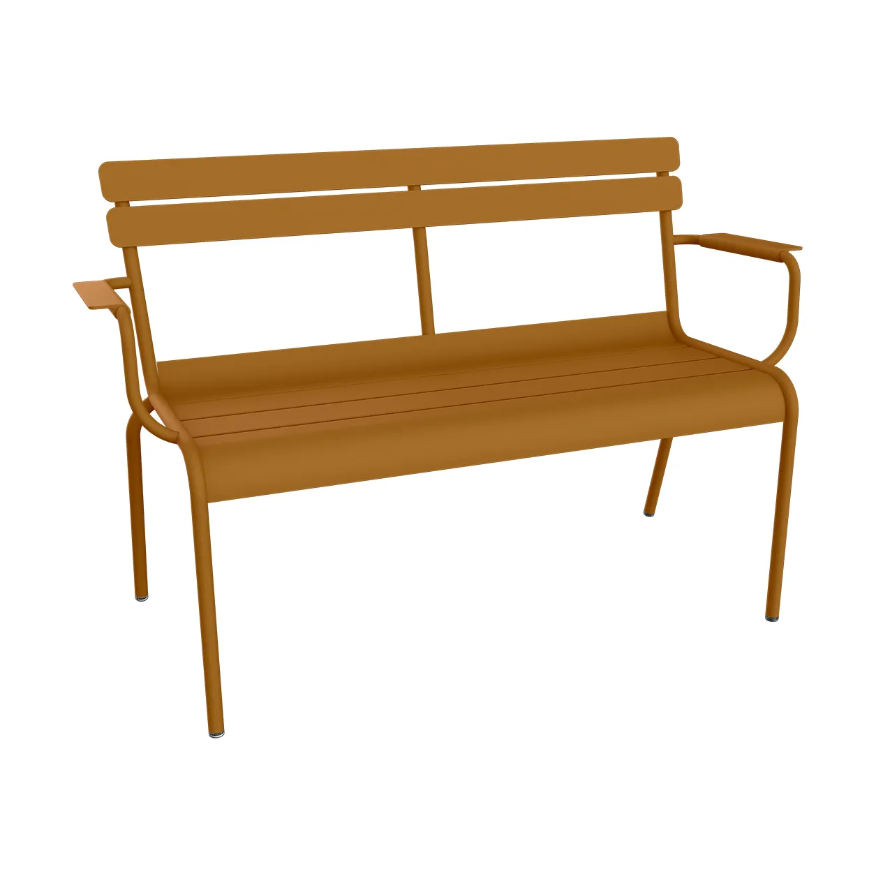 Luxembourg soffa med armstöd 131x55,5x86 cm, Gingerbread (brun) Fermob