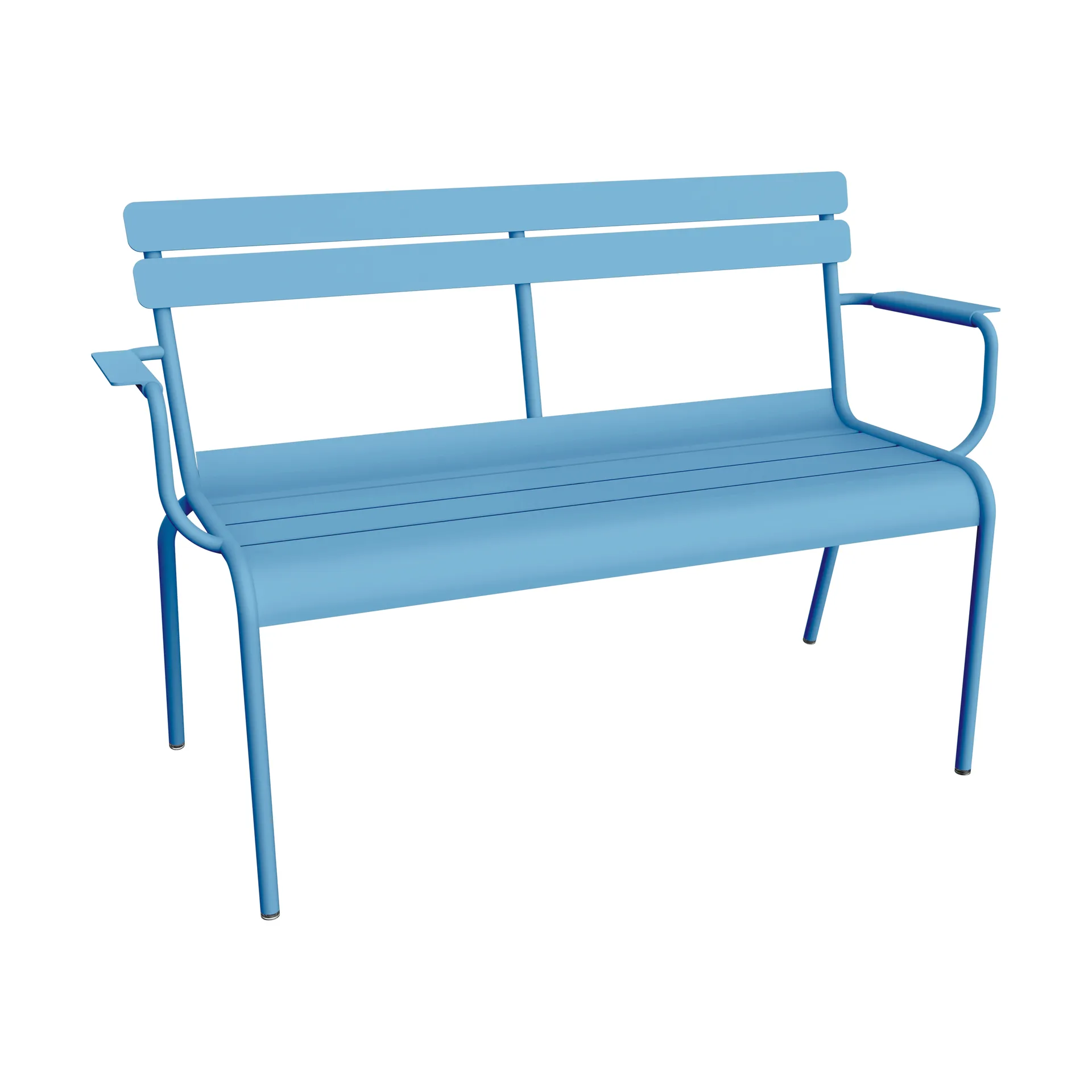Luxembourg soffa med armstöd 131x55,5x86 cm, Maya blue (blå) Fermob