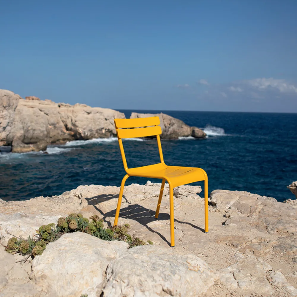 Luxembourg stol, Frosted lemon (gul) Fermob