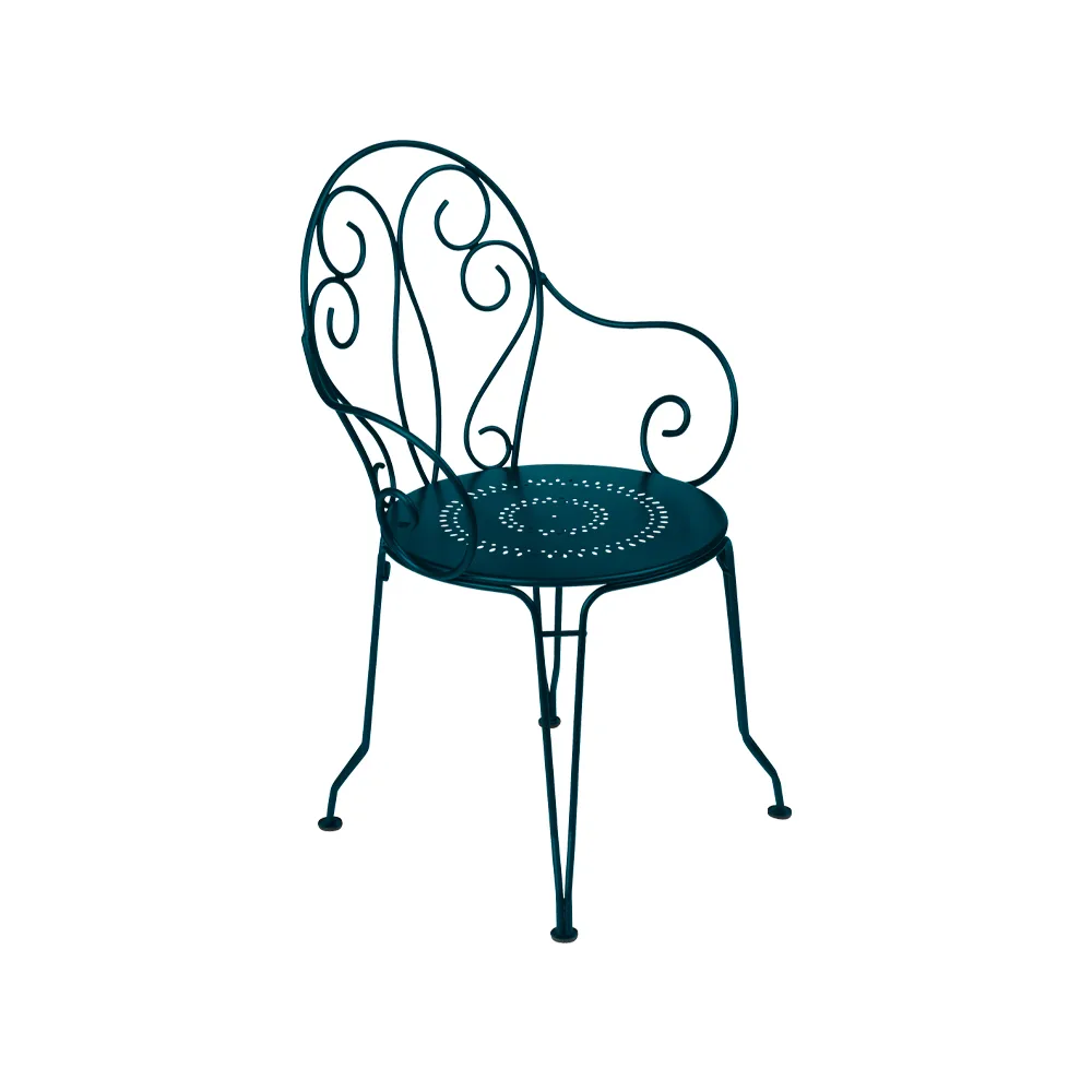 Montmartre karmstol, Acapulco blue (blå) Fermob