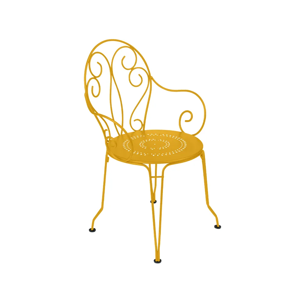 Montmartre karmstol, Honey (gul) Fermob