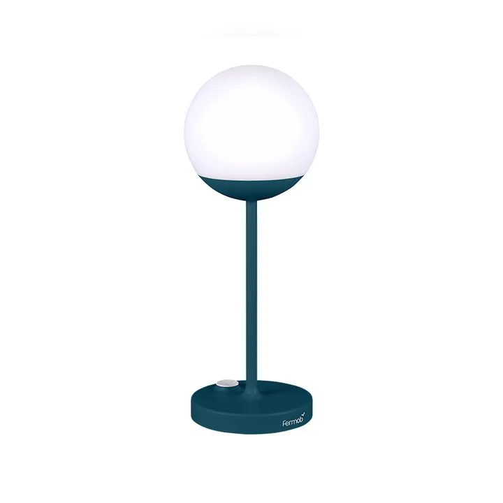 Mooon! bordslampa - Acapulco blue (blå), h.41 cm - Fermob