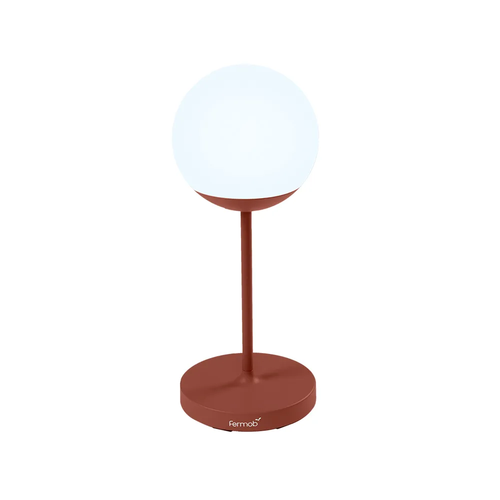 Mooon! bordslampa, Red ochre (röd), h.63 cm Fermob