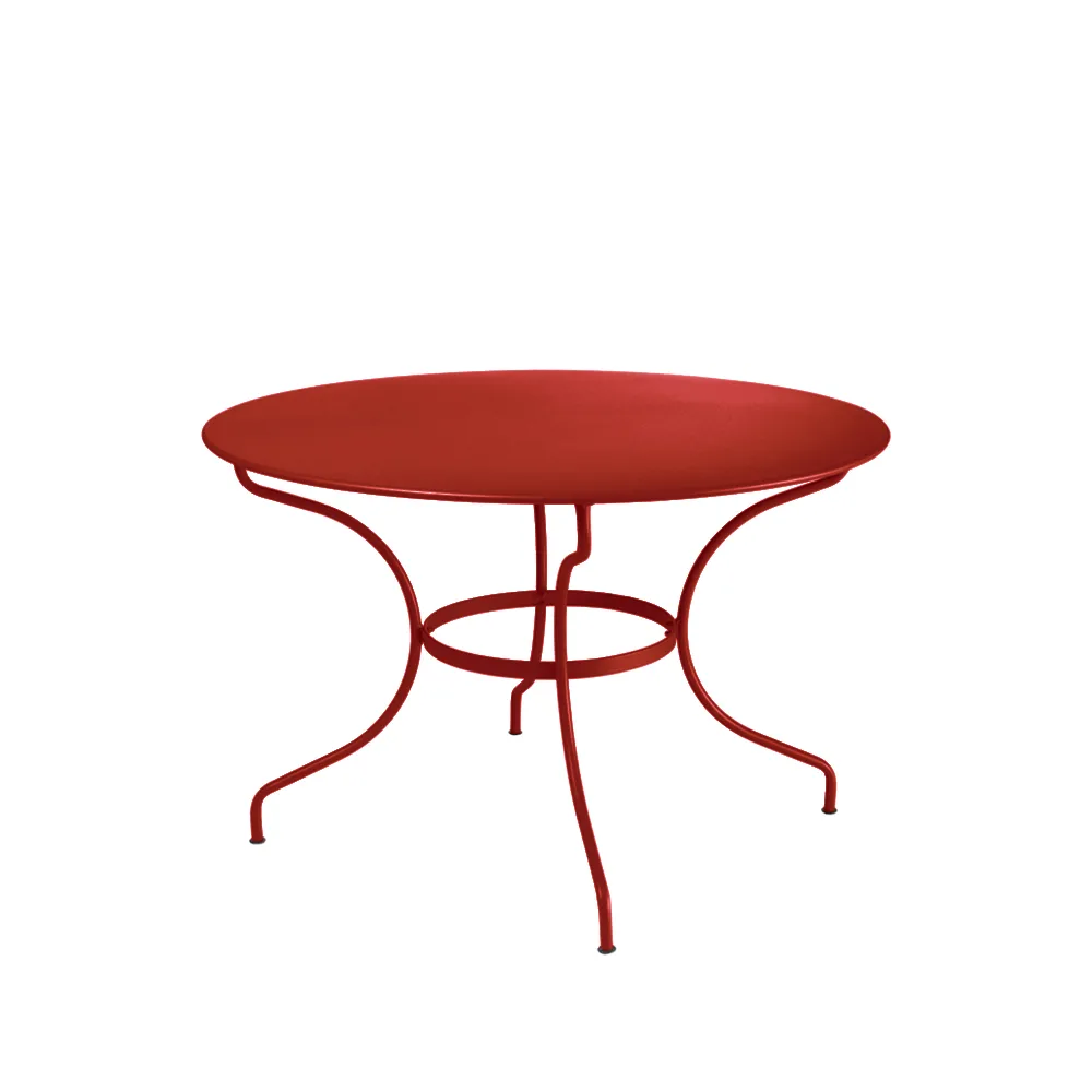 Opera+ bord Ø117 cm, Chili (röd) Fermob