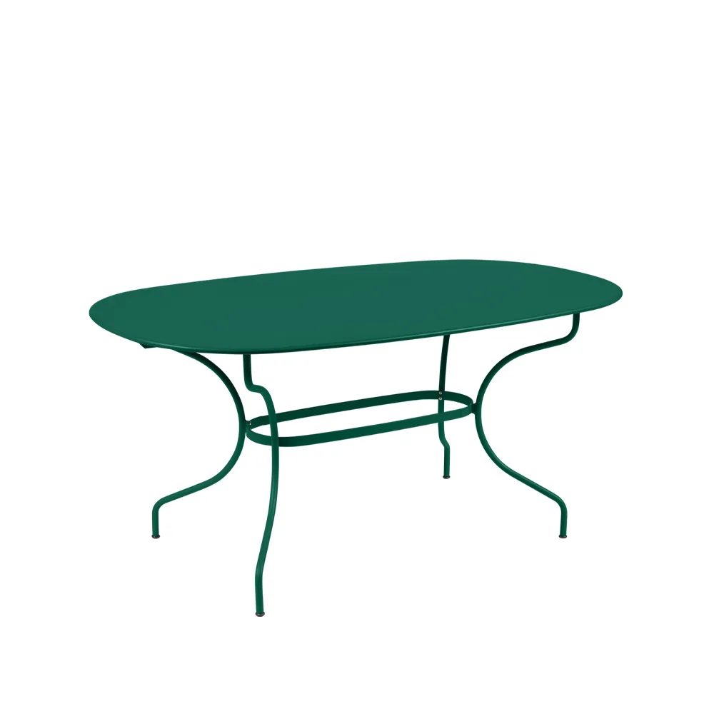 Opera+ bord ovalt, Cedar green (grön) Fermob