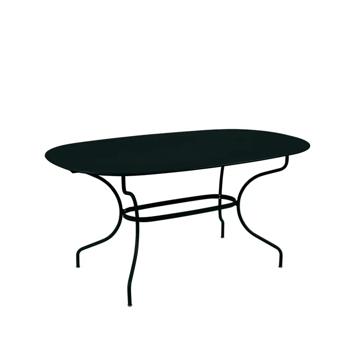 Opera+ bord ovalt - Liquorice (svart) - Fermob