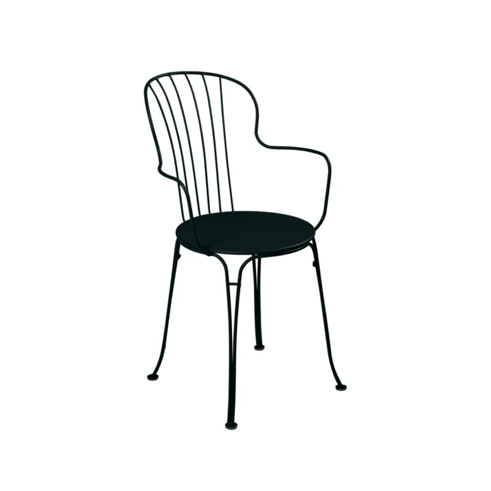 Opera+ karmstol, Liquorice (svart) Fermob