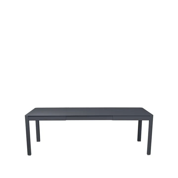 Ribambelle L bord - Anthracite (grå), 2 utdragsskivor - Fermob