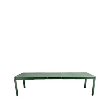 Ribambelle XL bord - Cedar green (grön), 3 utdragsskivor - Fermob
