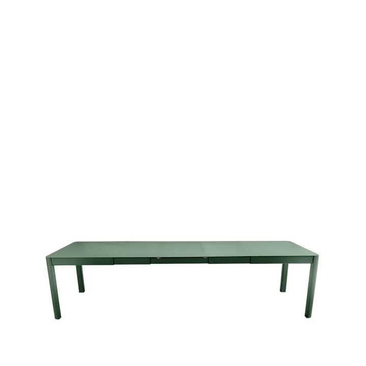 Ribambelle XL bord - Cedar green (grön), 3 utdragsskivor - Fermob