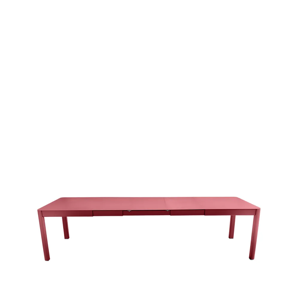 Ribambelle XL bord, Chili (röd), 3 utdragsskivor Fermob