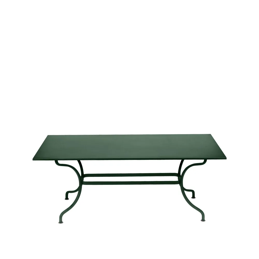 Romane bord rektangulärt, Cedar green (grön) Fermob