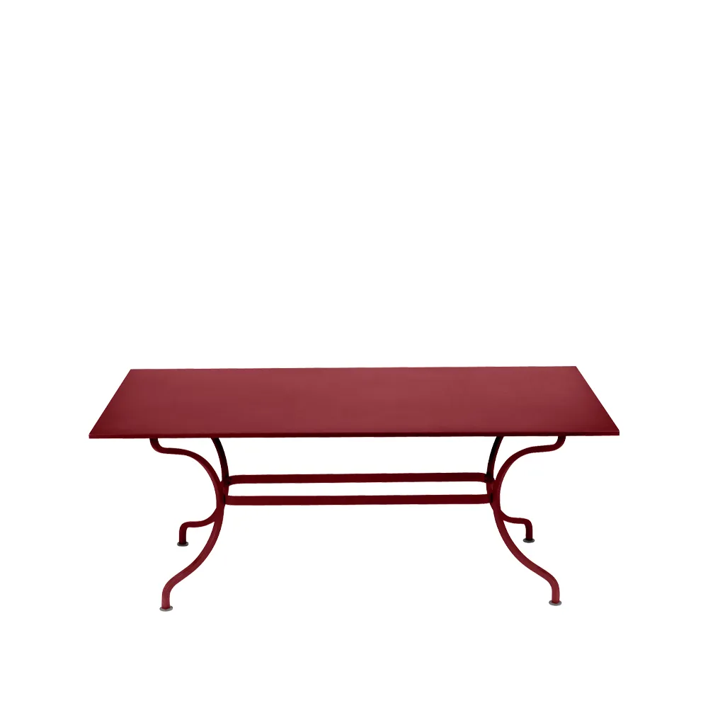 Romane bord rektangulärt, Chili (röd) Fermob