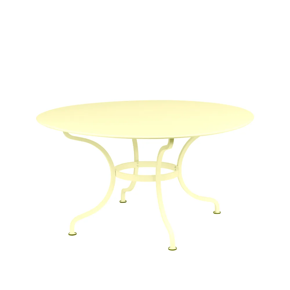 Romane bord runt, Frosted lemon (gul) Fermob