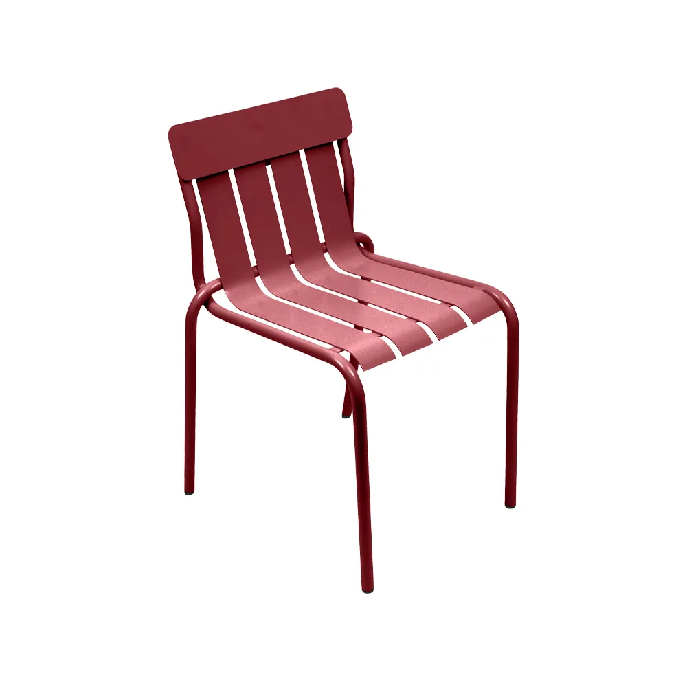 Stripe stol, Chili (röd) Fermob