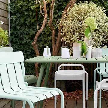 Stripe stol - Clay grey (grå) - Fermob