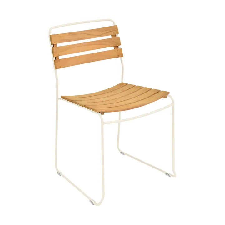Surprising Teak stol - Latte beige (beige) - Fermob