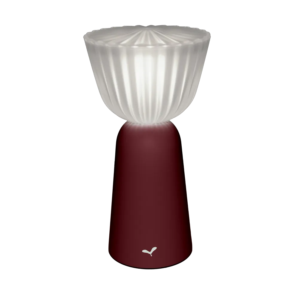 Swiing portabel bordslampa, Black cherry (vinröd) Fermob